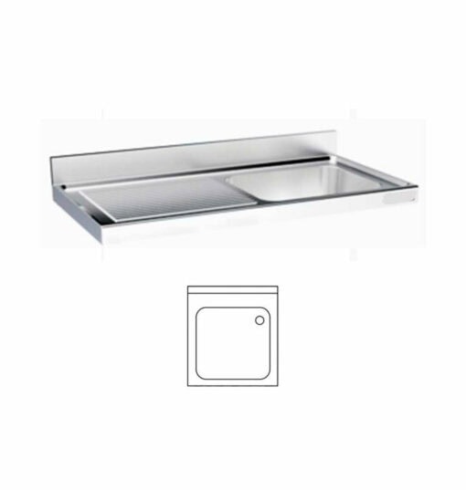 Küchenspüle 700 x 700 mm