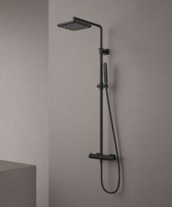 Shower fitting black GAL