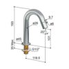 Cold water valve copper drawing