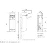 Distributeur de savon/désinfection LH 500 ml aluminium, IMP ELS A/24