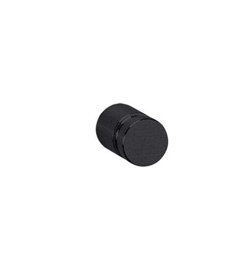 Crochet mural rond noir Proox