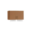 Double roll holder closed copper