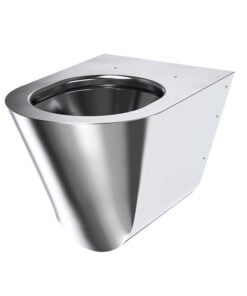 WC sospeso in acciaio inox