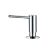 Soap dispenser product image chrome-plated