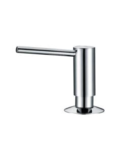 Soap dispenser product image chrome-plated