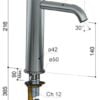 Single lever basin mixer