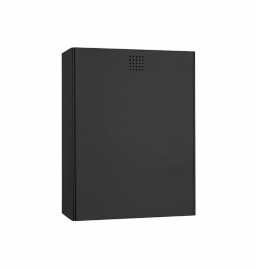 PROOX, cestino per rifiuti da 400 mm, acciaio inox verniciato nero