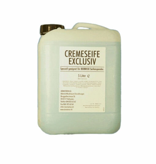 Savon crème visqueux (haute viscosité), Soap Exclusiv, bidon de 5 litres